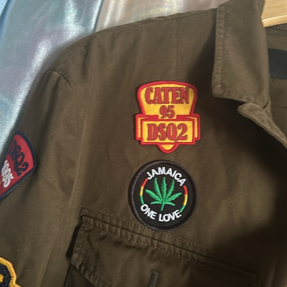 Brand New authentic Dsquared2 military patched Bob Marley jacket - Picture 17 of 17